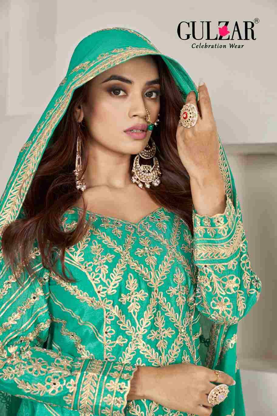 Gotakari By Gulzar 2091 To 2093 Series Beautiful Sharara Suits Colorful Stylish Fancy Casual Wear & Ethnic Wear Chinnon Dresses At Wholesale Price