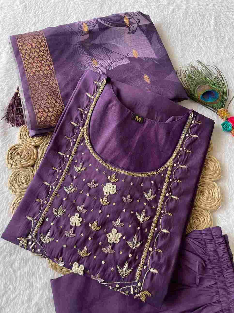 Kr-341 By Fashid Wholesale Designer Festive Suits Collection Beautiful Stylish Fancy Colorful Party Wear & Occasional Wear Roman Silk Kurti With Pent At Wholesale Price