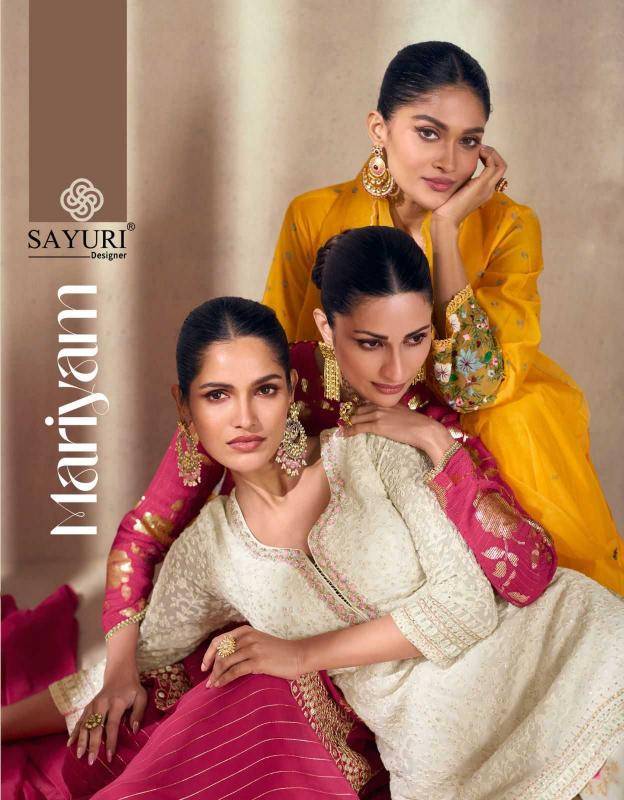 Mariyam By Sayuri 5499 To 5501 Series Beautiful Sharara Suits Colorful Stylish Fancy Casual Wear & Ethnic Wear Premium Silk Dresses At Wholesale Price