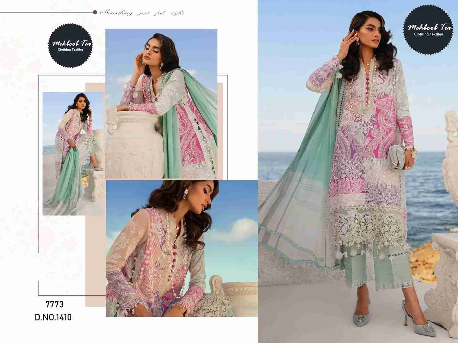 Mehboob Tex Hit Design 1410 By Mehboob Tex Beautiful Pakistani Suits Stylish Fancy Colorful Party Wear & Occasional Wear Pure Cotton Dresses At Wholesale Price