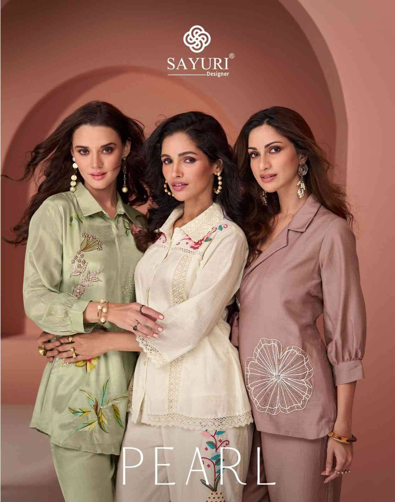 Pearl By Sayuri 5512 To 5516 Series Designer Stylish Fancy Colorful Beautiful Party Wear & Ethnic Wear Collection Pure Silk Tops With Bottom At Wholesale Price