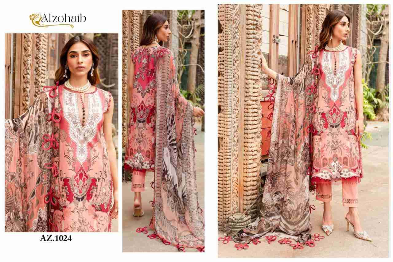 Queen Court Vol-1 By Alzohaib 1023 To 1028 Series Wholesale Designer Pakistani Suits Collection Beautiful Stylish Fancy Colorful Party Wear & Occasional Wear Pure Cotton Print Dresses At Wholesale Price