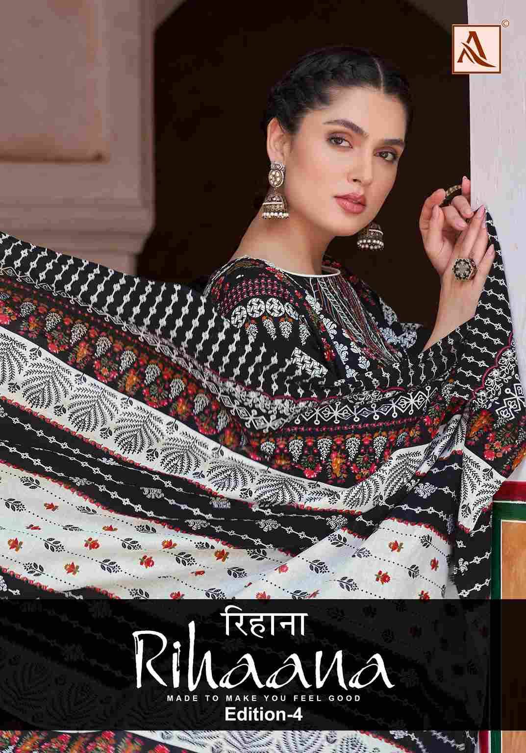 Rihaana Vol-4 By Alok Suit 1599-001 To 1599-008 Series Beautiful Festive Suits Stylish Fancy Colorful Casual Wear & Ethnic Wear Pure Cambric Cotton Print Dresses At Wholesale Price