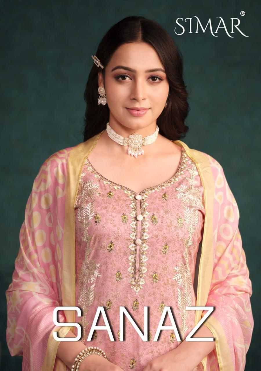 Sanaz By Glossy 5776-A To 5776-D Series Beautiful Festive Suits Colorful Stylish Fancy Casual Wear & Ethnic Wear Pure Lawn Cotton Dresses At Wholesale Price