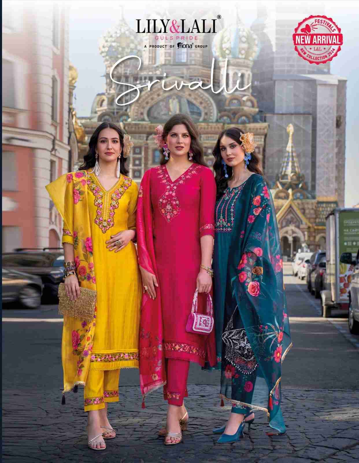 Srivalli By Lily And Lali 20901 To 20906 Series Beautiful Festive Suits Colorful Stylish Fancy Casual Wear & Ethnic Wear Viscose Dresses At Wholesale Price