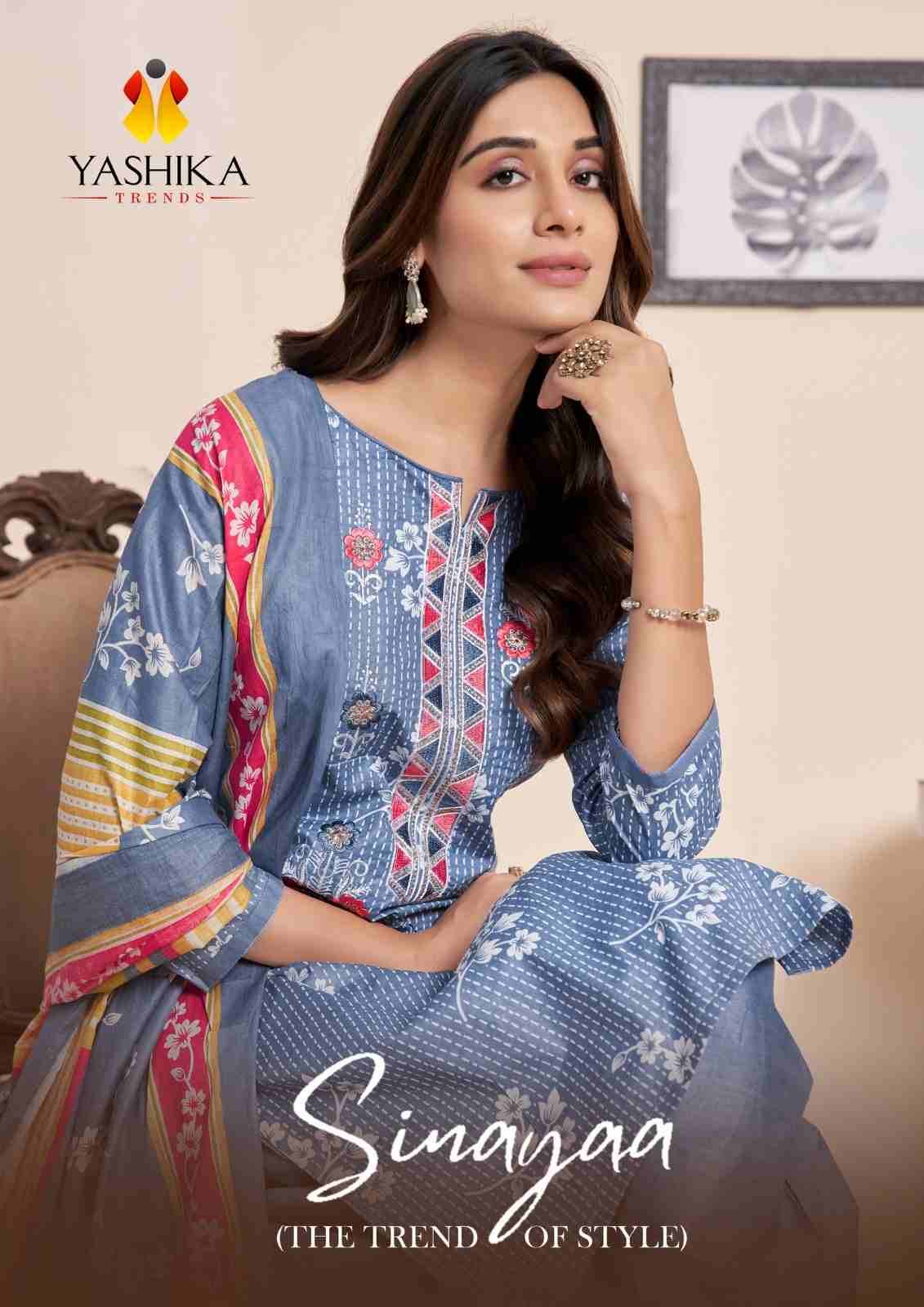 Simayaa By Yashika Trends 1001 To 1006 Series Beautiful Festive Suits Colorful Stylish Fancy Casual Wear & Ethnic Wear Pure Cotton Print Dresses At Wholesale Price