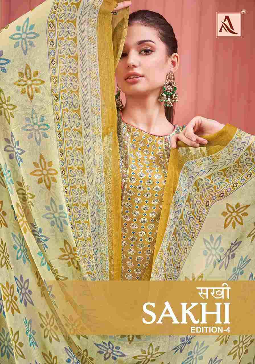 Sakhi Vol-4 By Alok Suit 131-001 To 131-004 Series Beautiful Festive Suits Colorful Stylish Fancy Casual Wear & Ethnic Wear Pure Jam Dresses At Wholesale Price