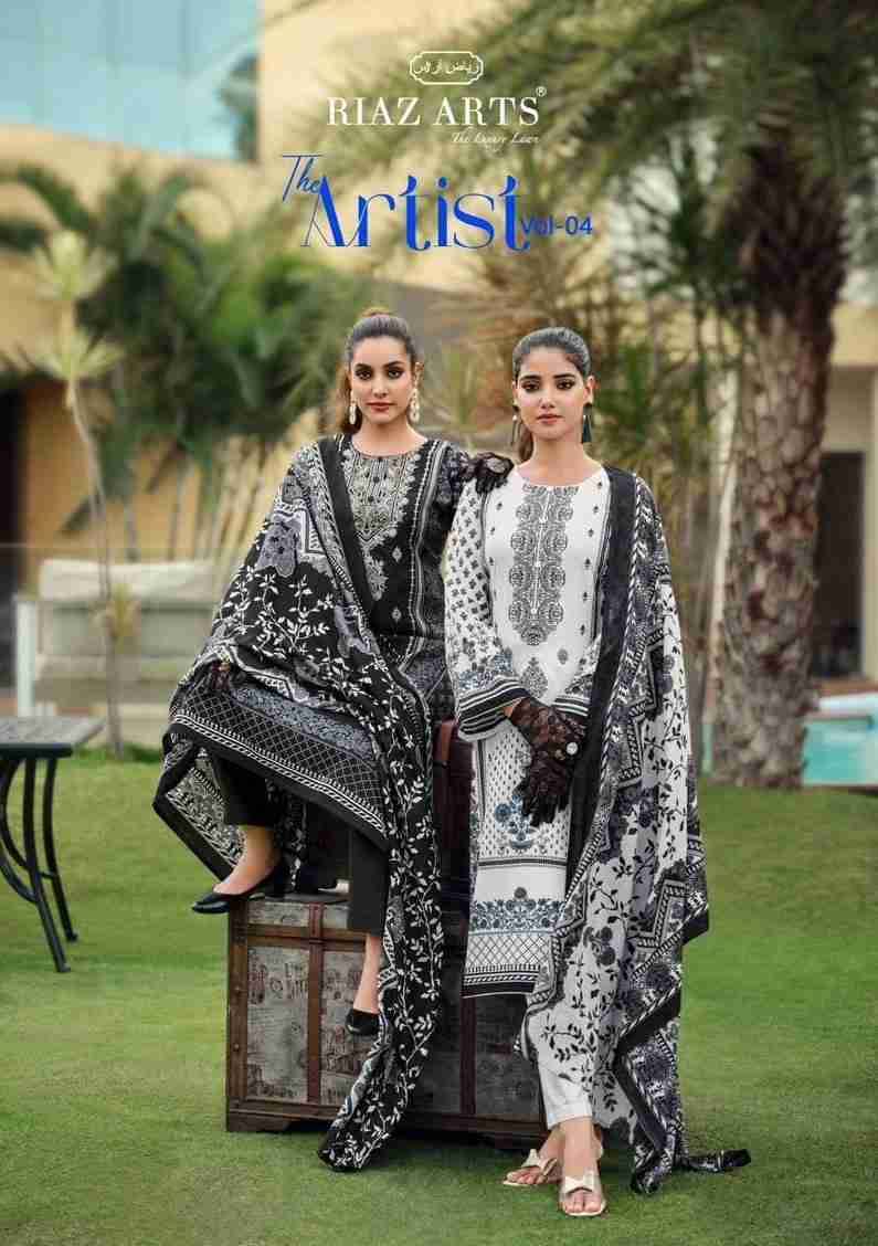 The Artist Vol-4 By Riaz Arts 16001 To 16008 Series Beautiful Festive Suits Stylish Fancy Colorful Casual Wear & Ethnic Wear Pure Lawn Print Dresses At Wholesale Price