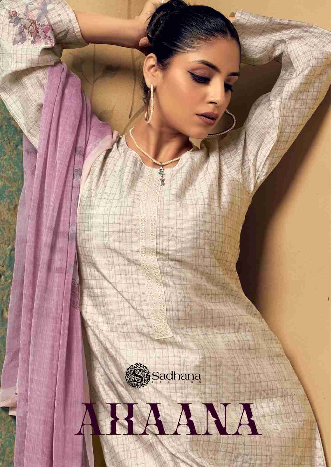 Ahaana By Sadhana Fashion 10173 To 10180 Series Designer Festive Suits Beautiful Fancy Stylish Colorful Party Wear & Occasional Wear Pure Muslin Silk Print Dresses At Wholesale Price