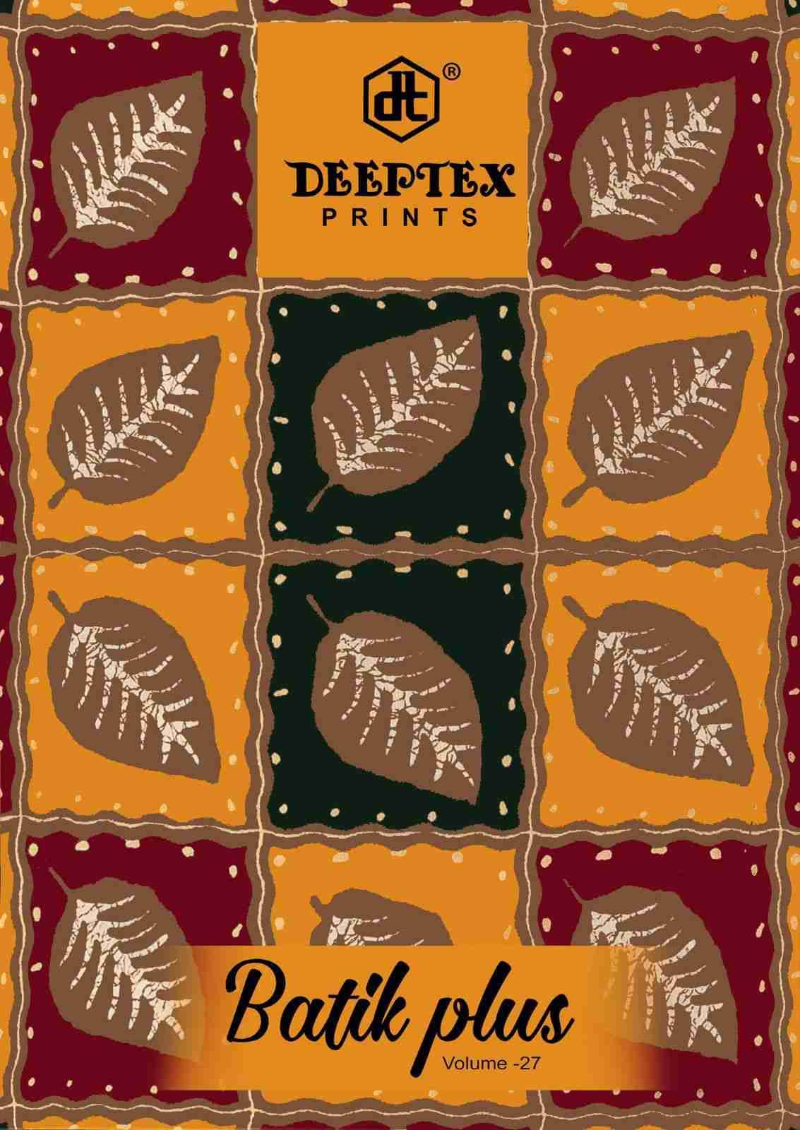 Batik Plus Vol-27 By Deeptex Prints 2701 To 2710 Series Beautiful Festive Suits Stylish Fancy Colorful Party Wear & Occasional Wear Cotton Dresses At Wholesale Price