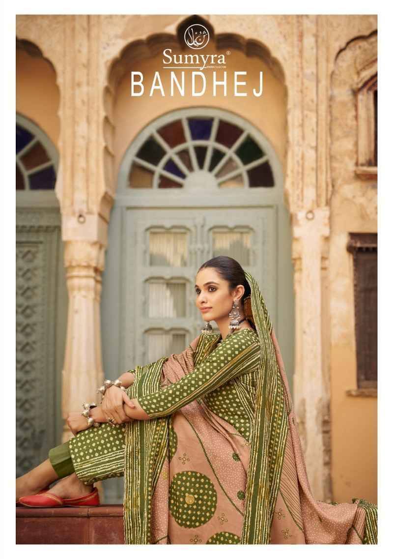 Bandhej By Sumyra 74001 To 74006 Series Beautiful Festive Suits Stylish Fancy Colorful Casual Wear & Ethnic Wear Pure Pashmina Print Dresses At Wholesale Price