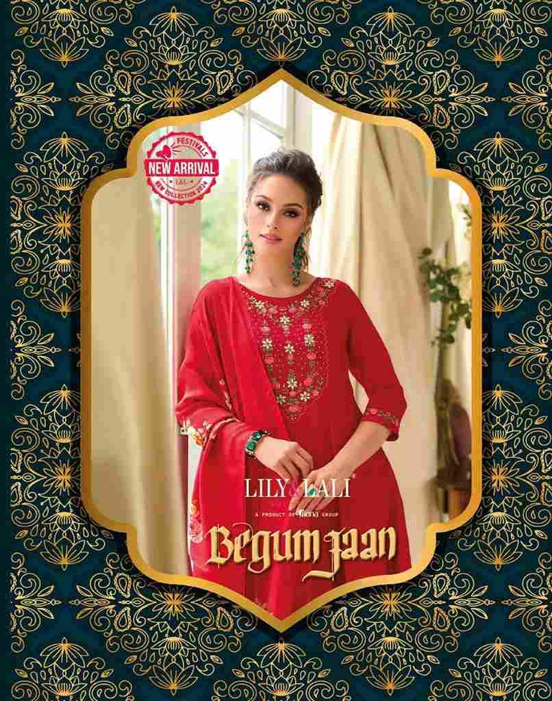 Begum Jaan By Lily And Lali 22601 To 22606 Series Beautiful Festive Suits Colorful Stylish Fancy Casual Wear & Ethnic Wear Vichitra Silk Dresses At Wholesale Price