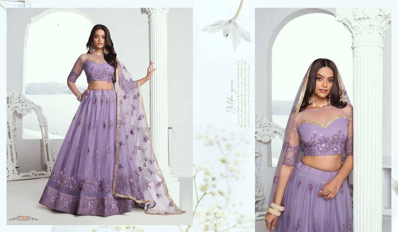 Chandrakala Vol-1 By Narayani Fashion House 7001 To 7005 Series Designer Beautiful Wedding Bridal Collection Occasional Wear & Party Wear Net Lehengas At Wholesale Price