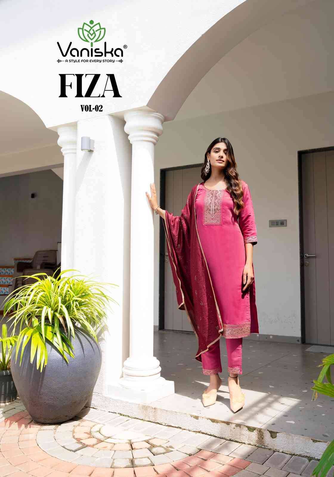 Fiza Vol-2 By Vaniska 2001 To 2006 Series Designer Festive Suits Collection Beautiful Stylish Fancy Colorful Party Wear & Occasional Wear Roman Silk Dresses At Wholesale Price