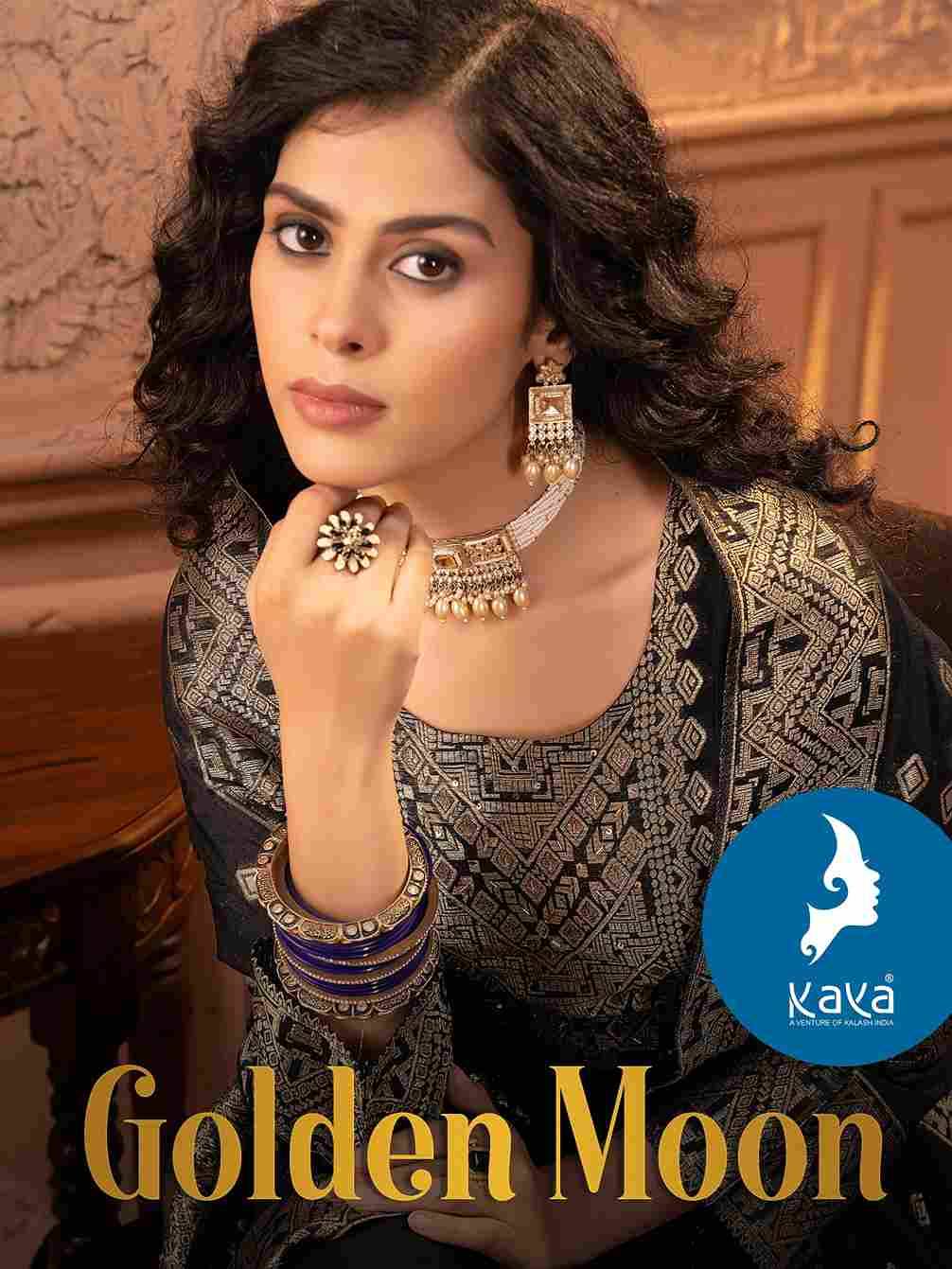 Golden Moon By Kaya 01 To 08 Series Designer Stylish Fancy Colorful Beautiful Party Wear & Ethnic Wear Collection Chanderi Jacquard Dresses At Wholesale Price