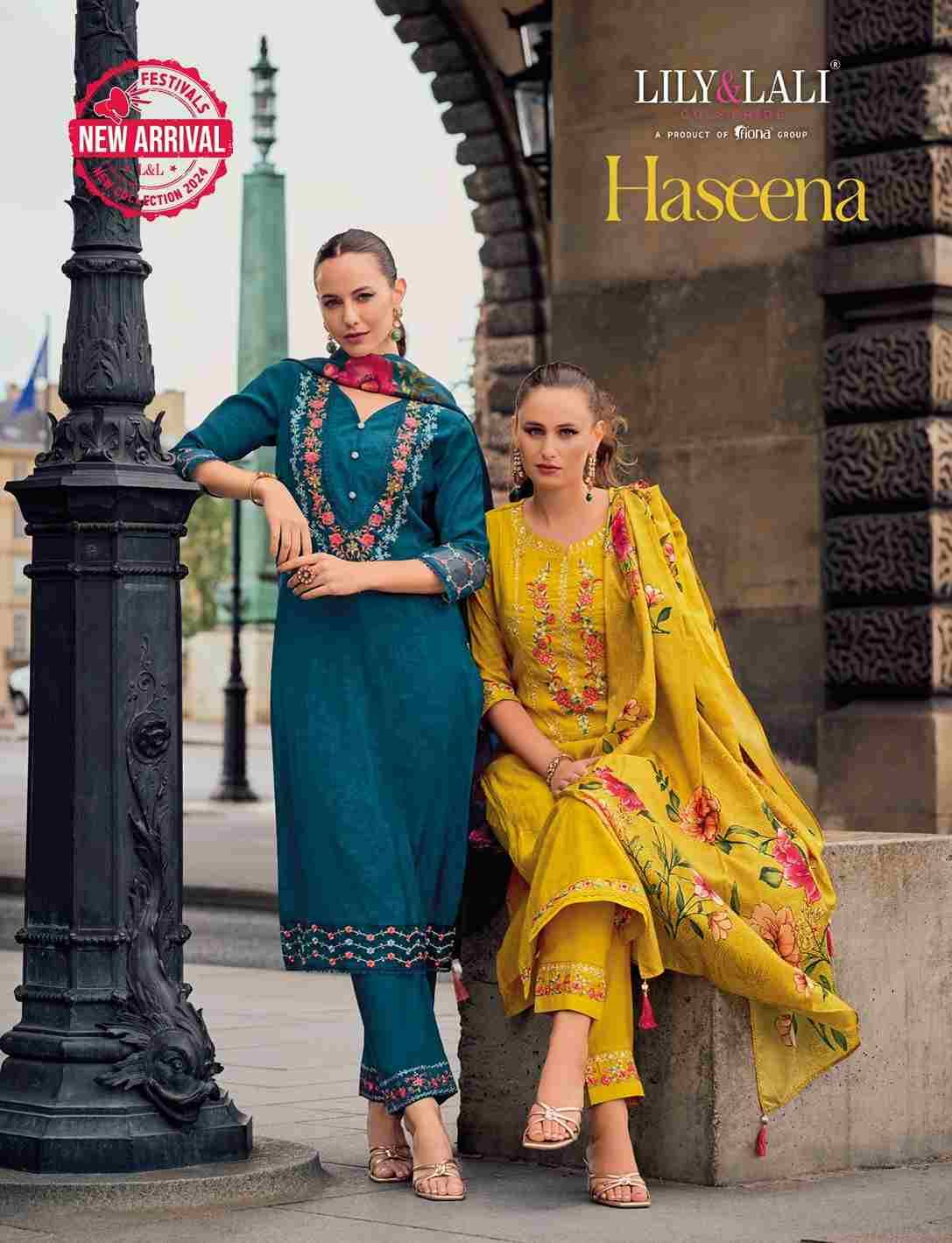 Haseena By Lily And Lali 21701 To 21706 Series Beautiful Festive Suits Colorful Stylish Fancy Casual Wear & Ethnic Wear Viscose Jacquard Silk Dresses At Wholesale Price