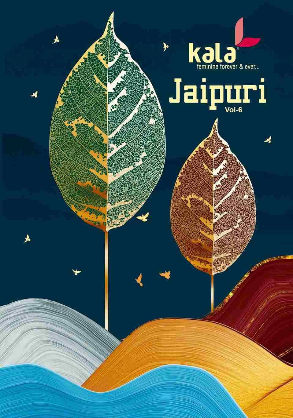 Jaipuri Vol-6 By Kala 6401-B To 6412-B Series Beautiful Suits Colorful Stylish Fancy Casual Wear & Ethnic Wear Premium Cotton Print Dresses At Wholesale Price