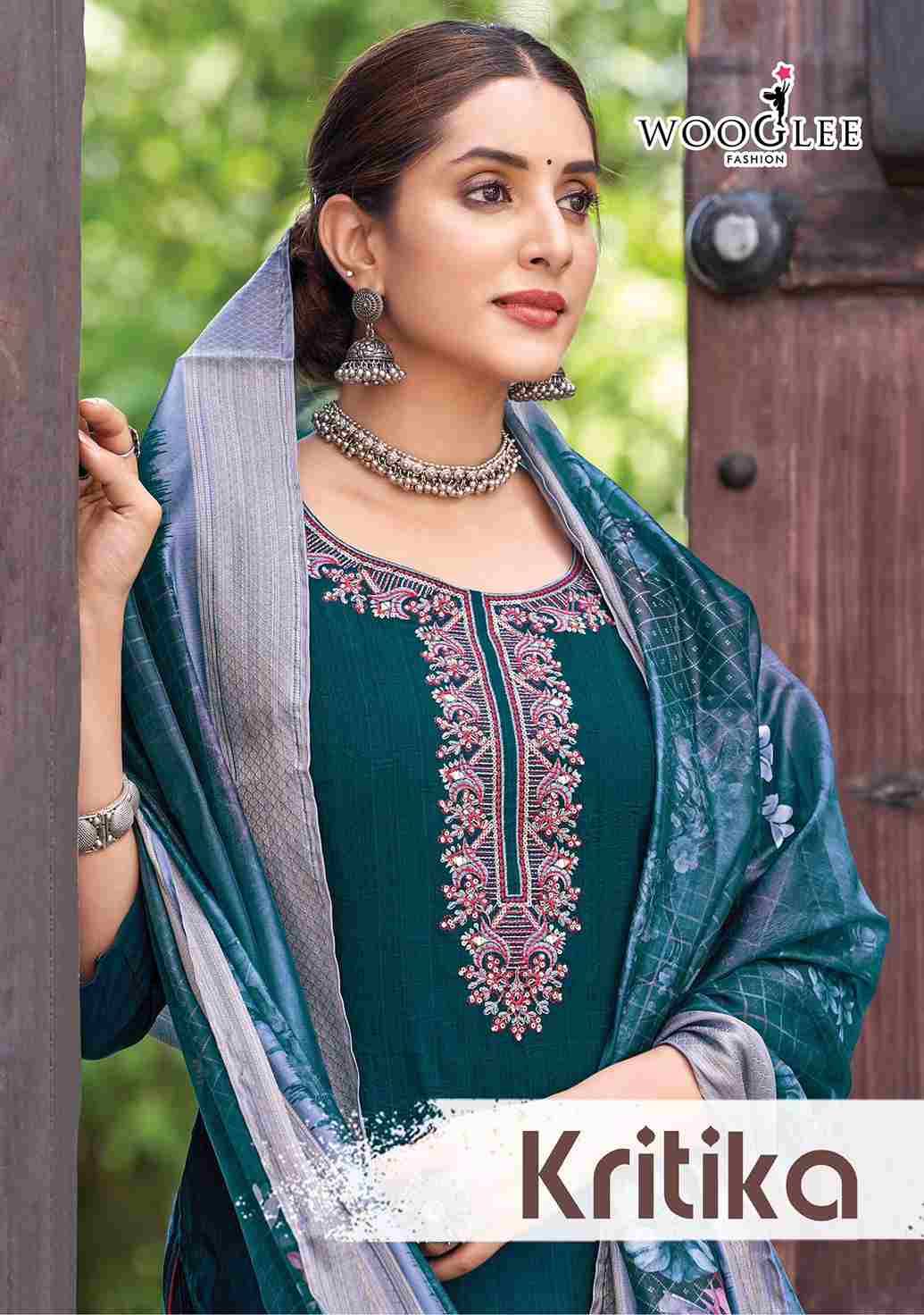 Kritika By Wooglee 1001 To 1006 Series Designer Stylish Fancy Colorful Beautiful Party Wear & Ethnic Wear Collection Viscose Dresses At Wholesale Price