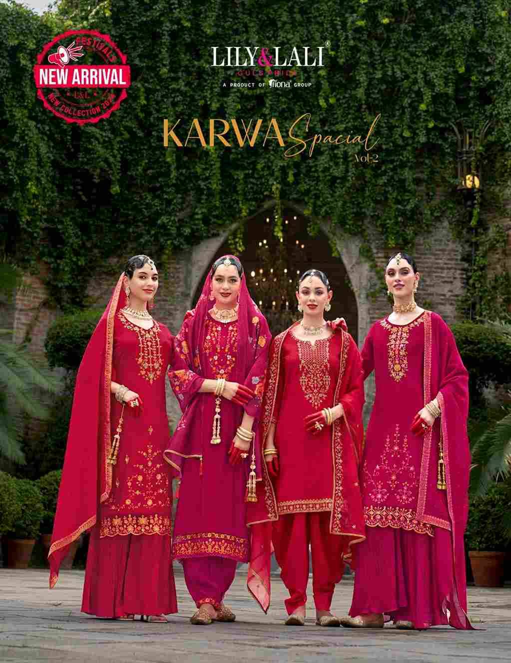 Karwa Special Vol-2 By Lily And Lali 22501 To 22506 Series Beautiful Festive Suits Colorful Stylish Fancy Casual Wear & Ethnic Wear Viscose Silk Dresses At Wholesale Price