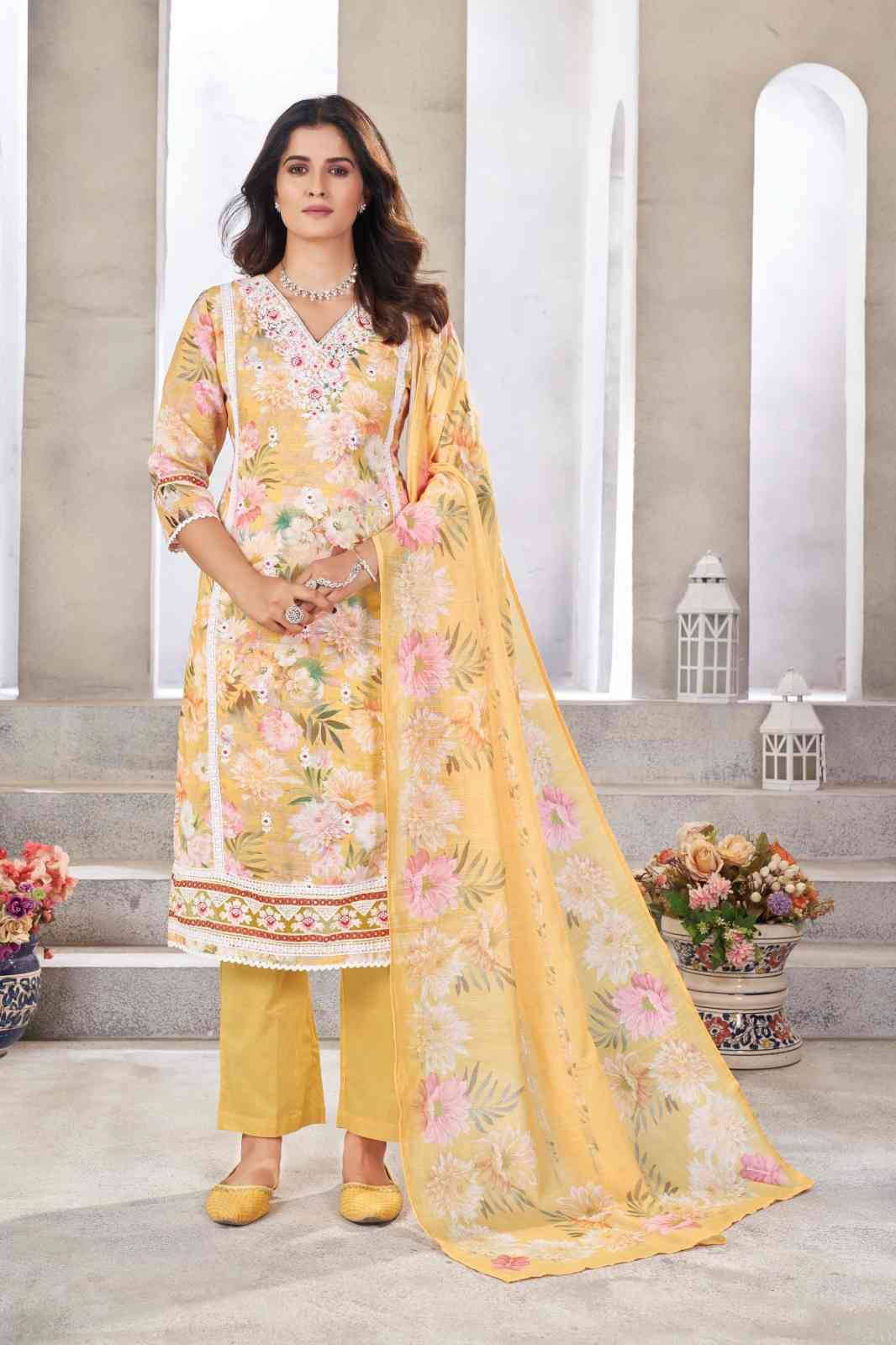 Kilruba 9028 Series By Kilruba 9028 To 9029 Series Beautiful Pakistani Suits Stylish Fancy Colorful Party Wear & Occasional Wear Cotton Linen Dresses At Wholesale Price