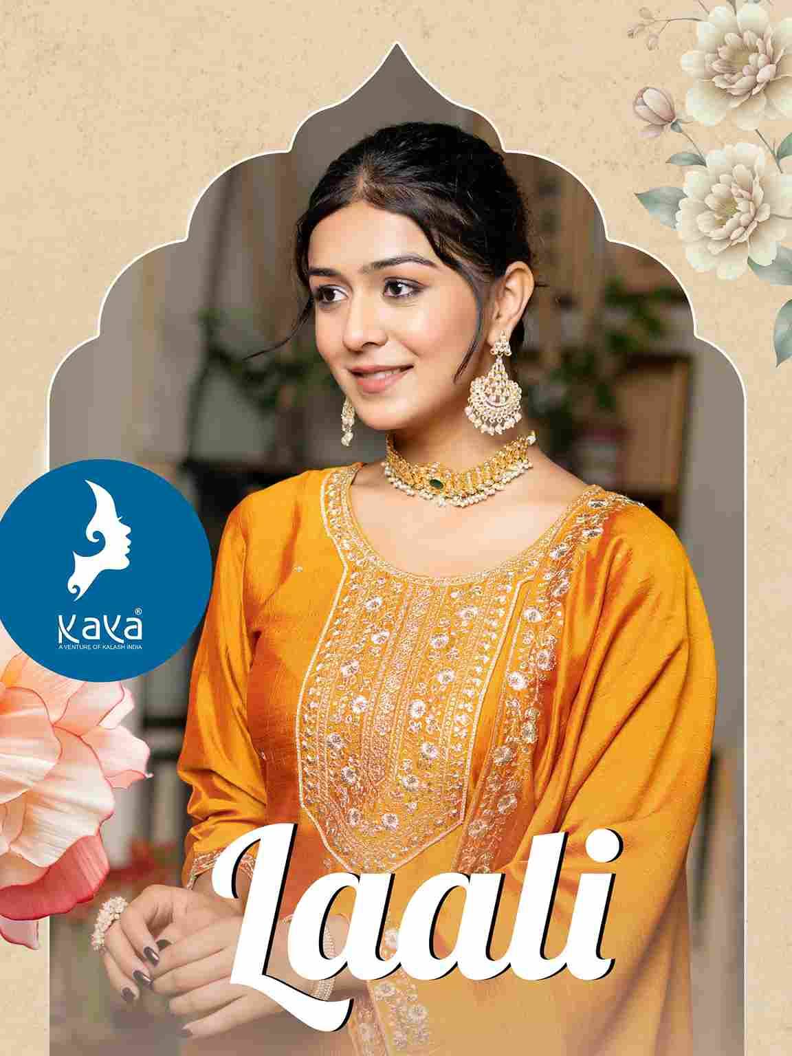 Laali By Kaya 01 To 08 Series Beautiful Stylish Festive Suits Fancy Colorful Casual Wear & Ethnic Wear & Ready To Wear Vichitra Silk Dresses At Wholesale Price