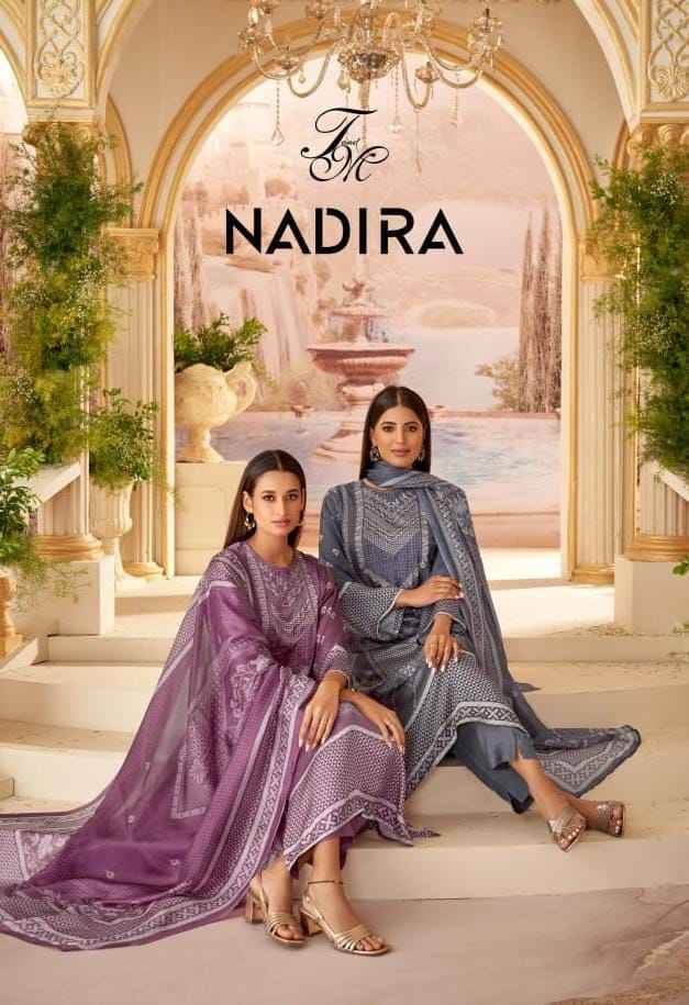 Nadira By T And M Designer Studio Beautiful Festive Suits Colorful Stylish Fancy Casual Wear & Ethnic Wear Silk Dresses At Wholesale Price