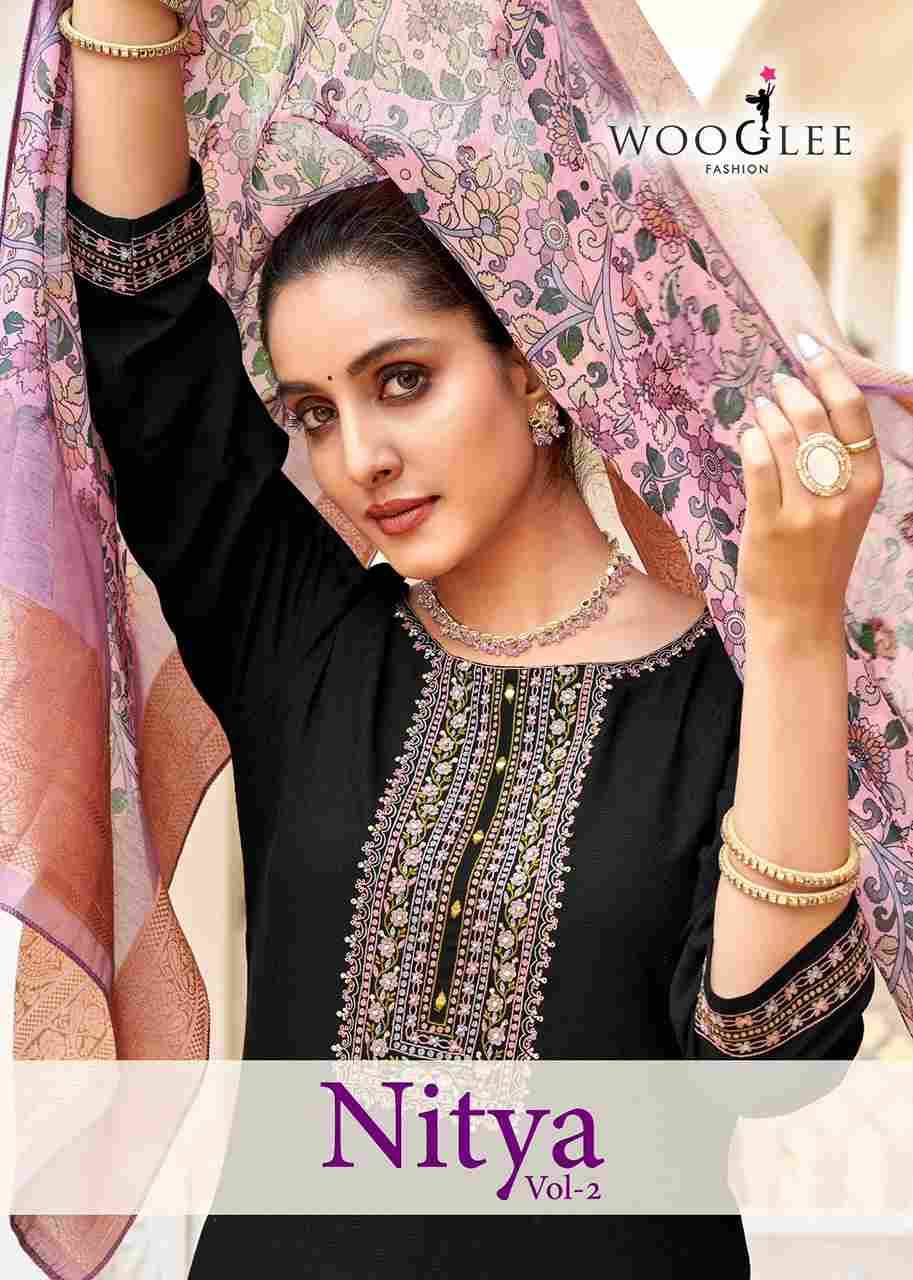 Nitya Vol-2 By Wooglee 4007 To 4012 Series Designer Stylish Fancy Colorful Beautiful Party Wear & Ethnic Wear Collection Viscose Dresses At Wholesale Price