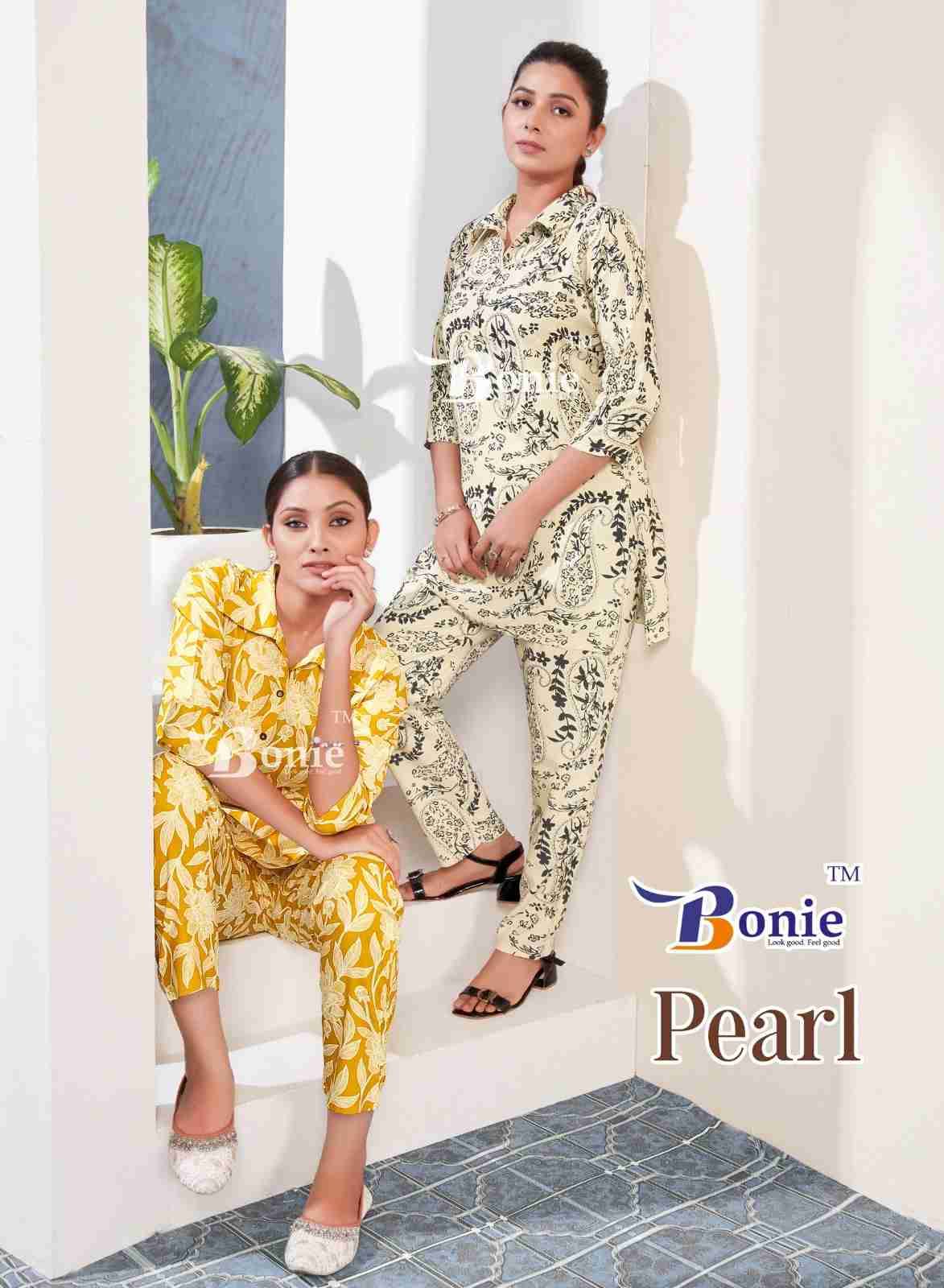 Pearl By Bonie 1001 To 1006 Designer Stylish Fancy Colorful Beautiful Party Wear & Ethnic Wear Collection Rayon Print Co-Ord At Wholesale Price