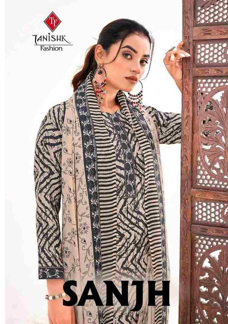 Sanjh By Tanishk Fashion 60001 To 60008 Series Beautiful Suits Stylish Fancy Colorful Casual Wear & Ethnic Wear Collection Pure Lawn Cotton Embroidered Dresses At Wholesale Price