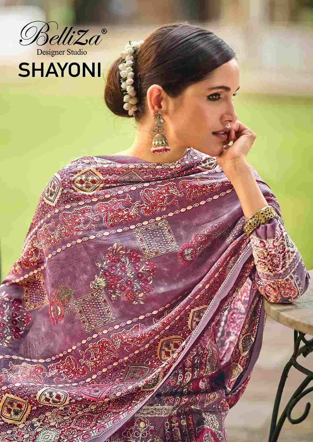 Shayoni By Belliza 952-001 To 952-006 Series Beautiful Festive Suits Stylish Fancy Colorful Casual Wear & Ethnic Wear Pure Viscose Muslin Print Dresses At Wholesale Price