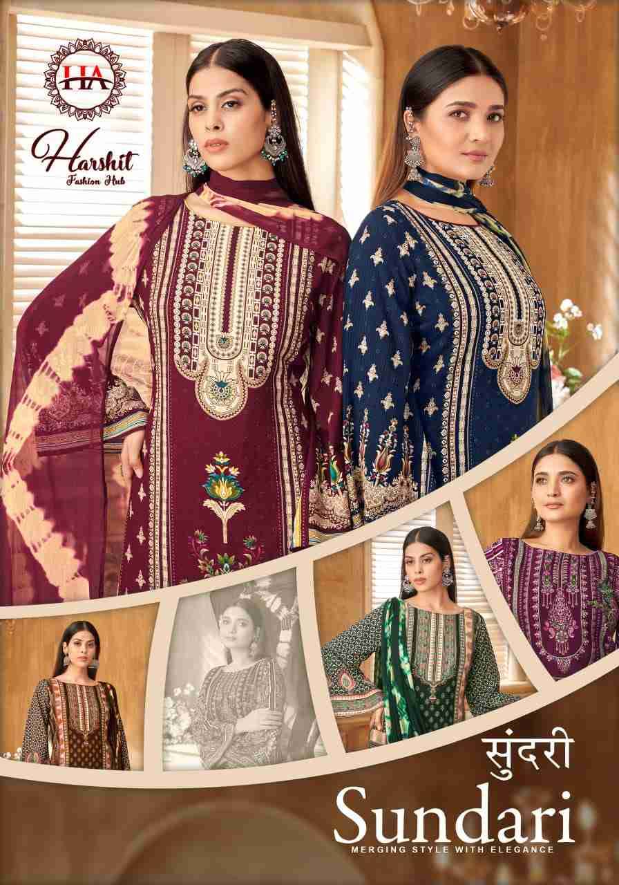 Sundari By Harshit Fashion Hub 1633-001 To 1633-008 Series Beautiful Festive Suits Stylish Fancy Colorful Casual Wear & Ethnic Wear Pure Viscose Rayon Print Dresses At Wholesale Price