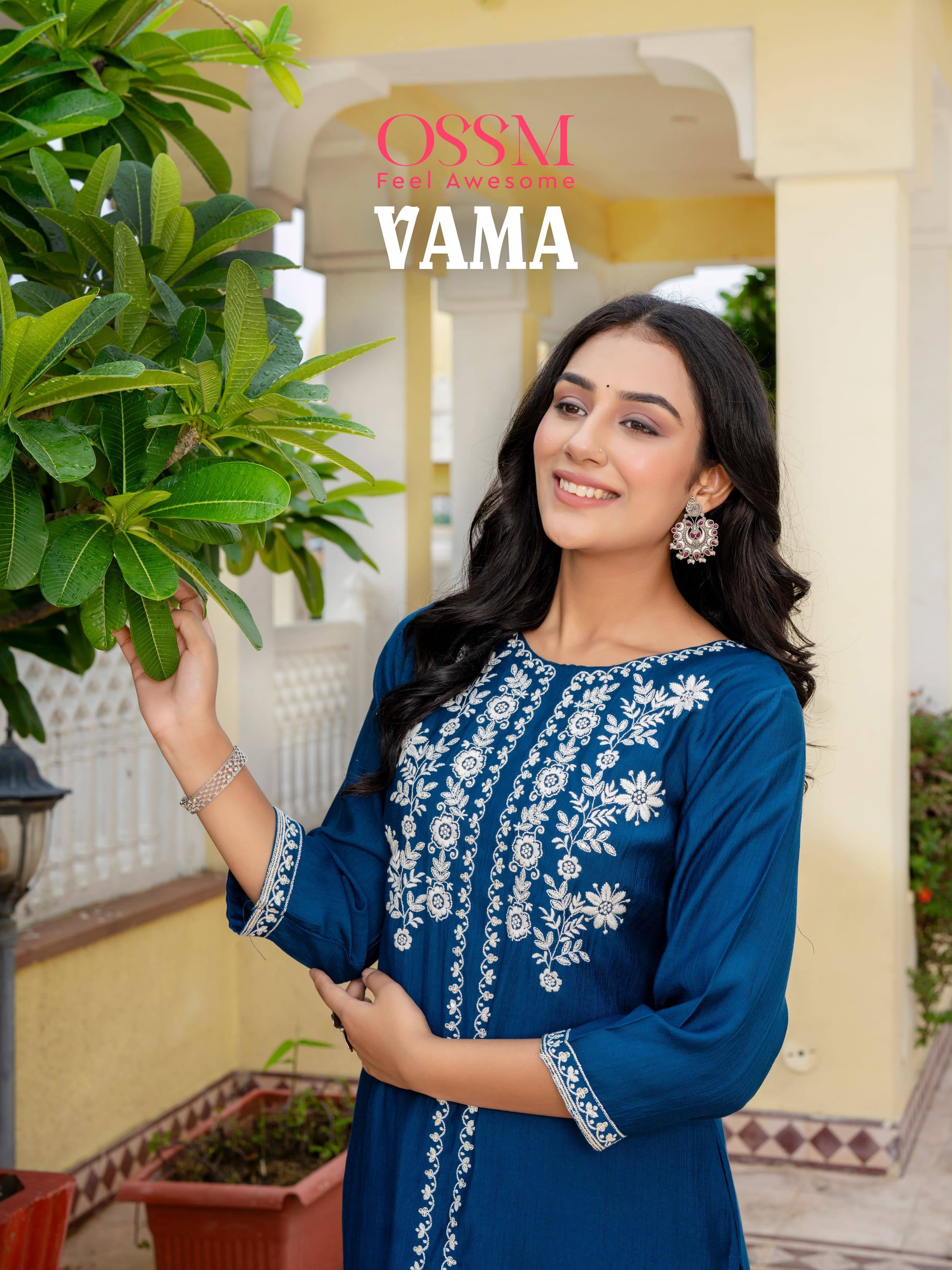 Vama By Ossm 101 To 106 Series Designer Stylish Fancy Colorful Beautiful Party Wear & Ethnic Wear Collection Viscose Silk Co-Ord At Wholesale Price