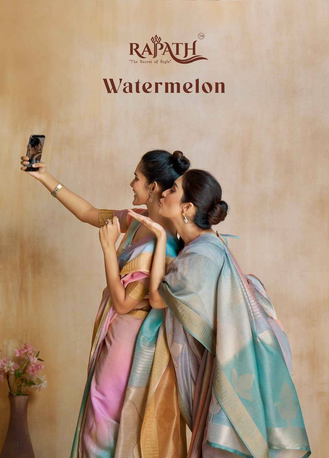 Watermelon By Rajpath 920001 To 920006 Series Indian Traditional Wear Collection Beautiful Stylish Fancy Colorful Party Wear & Occasional Wear Art Silk Sarees At Wholesale Price