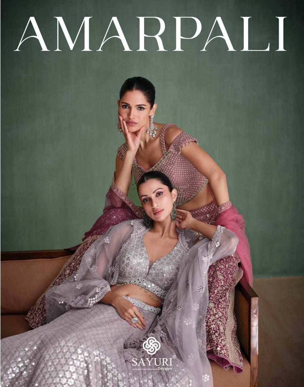 Amarpali By Sayuri 5660 To 5662 Series Designer Beautiful Wedding Collection Occasional Wear & Party Wear Georgette Lehengas At Wholesale Price