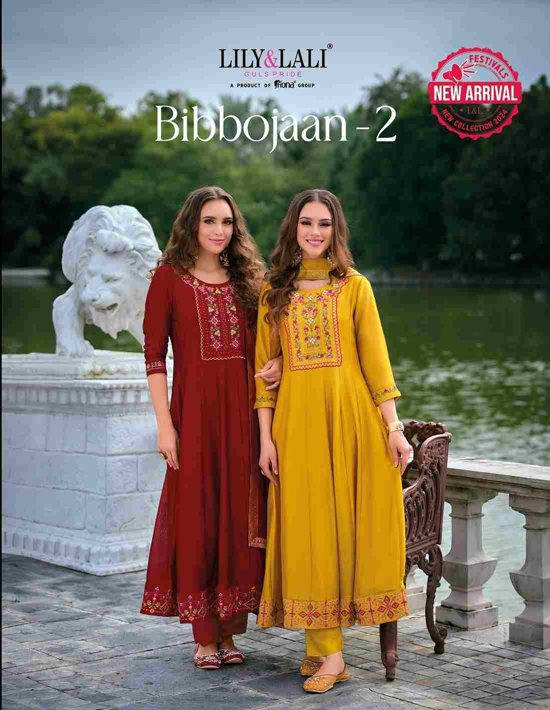 Bibbojaan Vol-2 By Lily And Lali 22801 To 22806 Series Designer Festive Festive Suits Collection Beautiful Stylish Fancy Colorful Party Wear & Occasional Wear Vichitra Silk Dresses At Wholesale Price