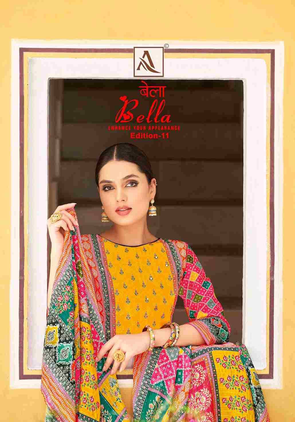 Bella Vol-11 By Alok Suit 1693-001 To 1693-006 Series Beautiful Festive Suits Stylish Fancy Colorful Casual Wear & Ethnic Wear Pure Muslin Print Dresses At Wholesale Price