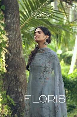 Floris By Belliza 703-001 To 703-006 Series Beautiful Festive Suits Stylish Fancy Colorful Casual Wear & Ethnic Wear Pure Cotton Dresses At Wholesale Price