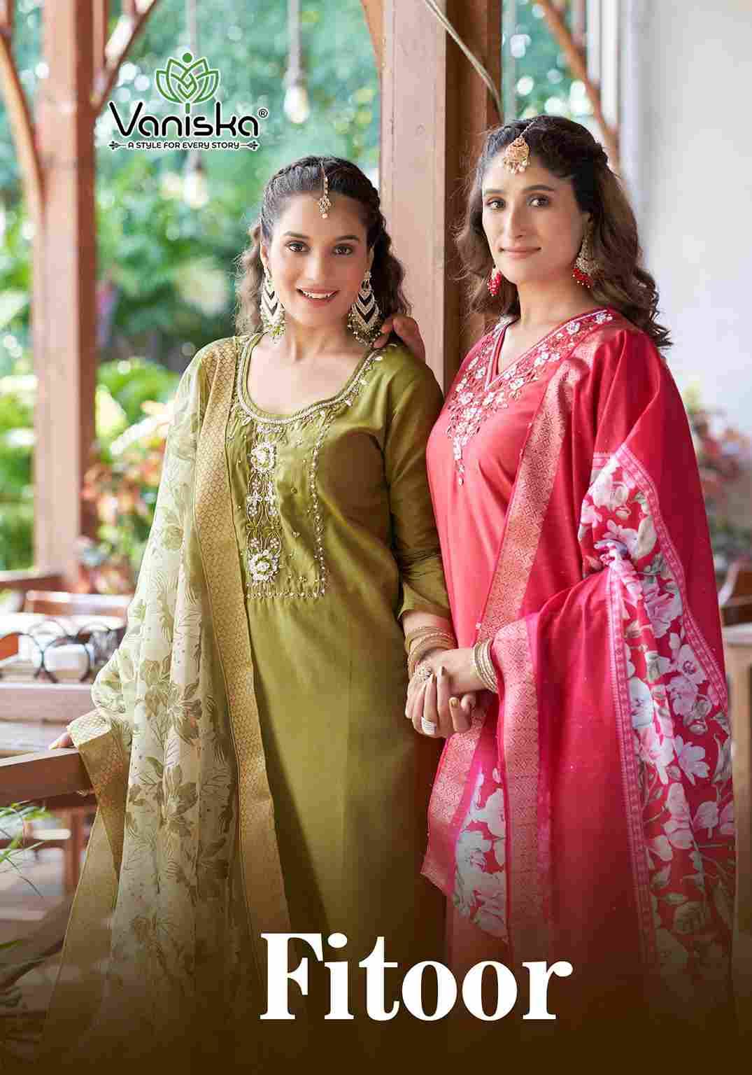 Fitoor By Vaniska 1001 To 1006 Series Beautiful Festive Suits Colorful Stylish Fancy Casual Wear & Ethnic Wear Heavy Roman Dresses At Wholesale Price