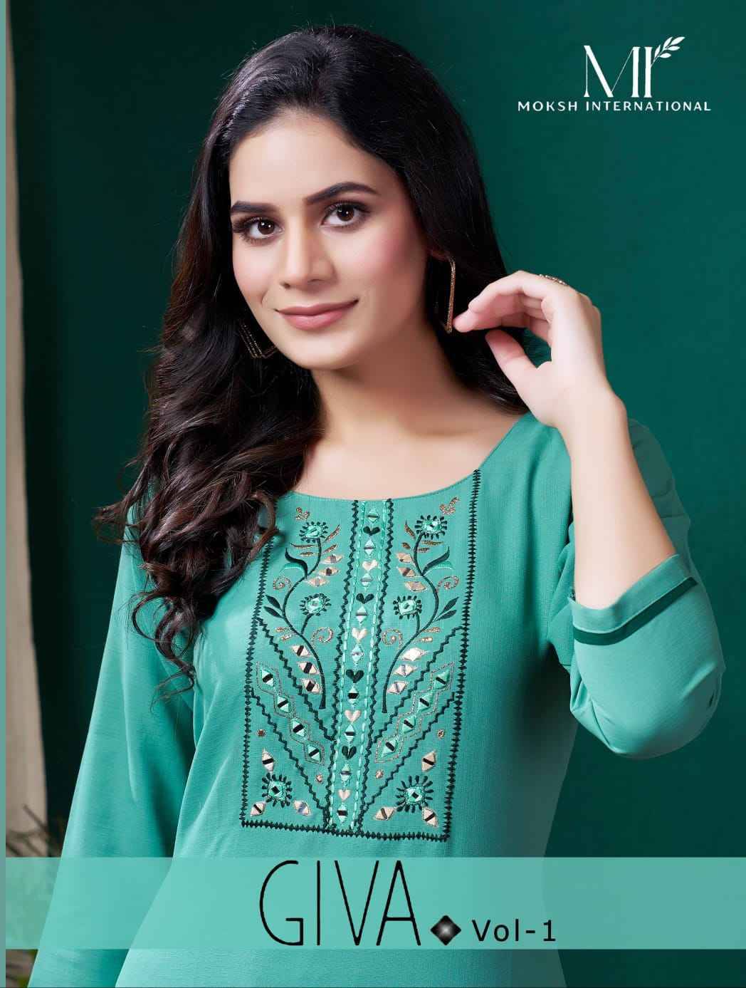 Giva Vol-1 By Moksh International 669 To 672 Series Designer Stylish Fancy Colorful Beautiful Party Wear & Ethnic Wear Collection Cotton Kurtis With Bottom At Wholesale Price