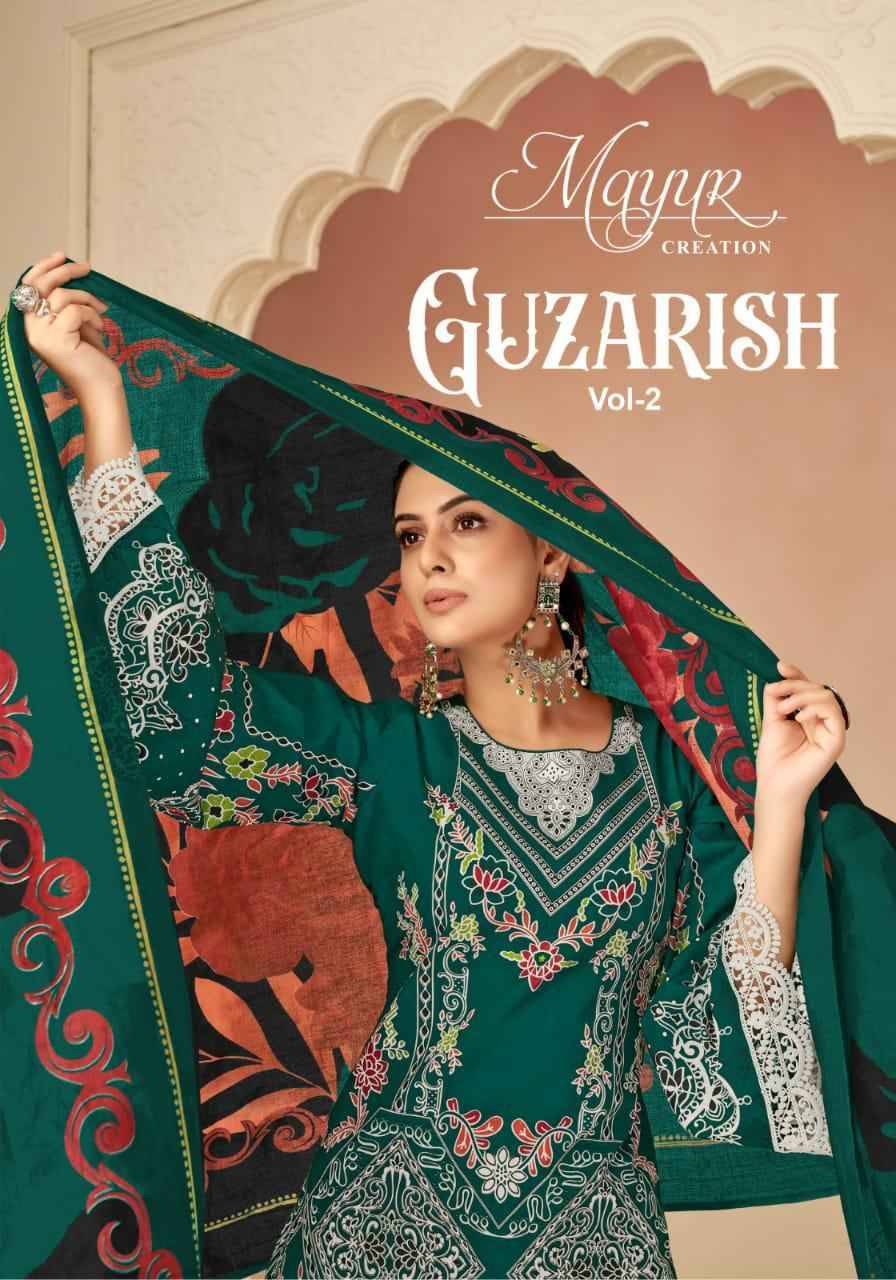 Guzarish Vol-2 By Mayur Creation 2001 To 2008 Series Beautiful Festive Suits Stylish Fancy Colorful Casual Wear & Ethnic Wear Pure Cotton Print Dresses At Wholesale Price