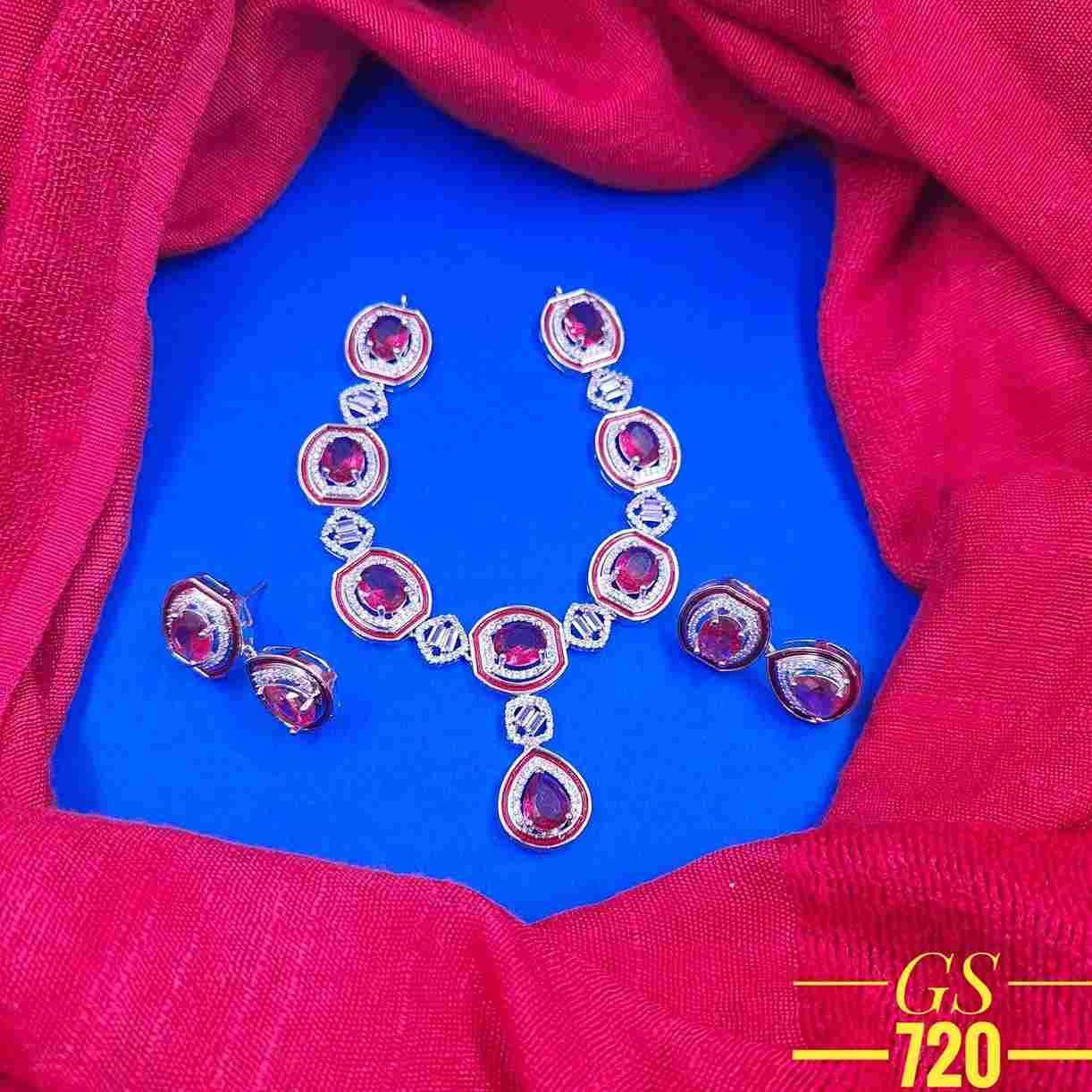 GS-720 By Fashid Wholesale 01 To 06 Series Traditional Artificial Jewellery For Indian Attire At Exclusive Range.