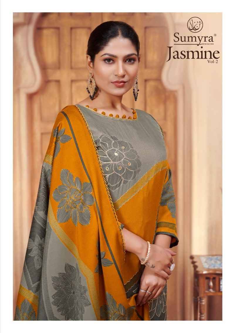 Jasmine Vol-2 By Sumyra 16001 To 16004 Series Beautiful Festive Suits Stylish Fancy Colorful Casual Wear & Ethnic Wear Pure Pashmina Print Dresses At Wholesale Price