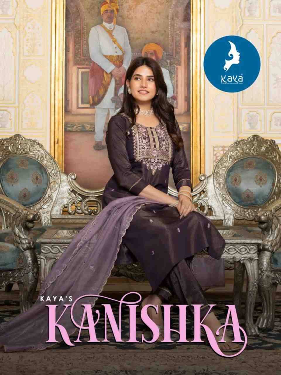 Kanishka By Kaya 01 To 06 Series Designer Stylish Fancy Colorful Beautiful Party Wear & Ethnic Wear Collection Tissue Shimmer Dresses At Wholesale Price