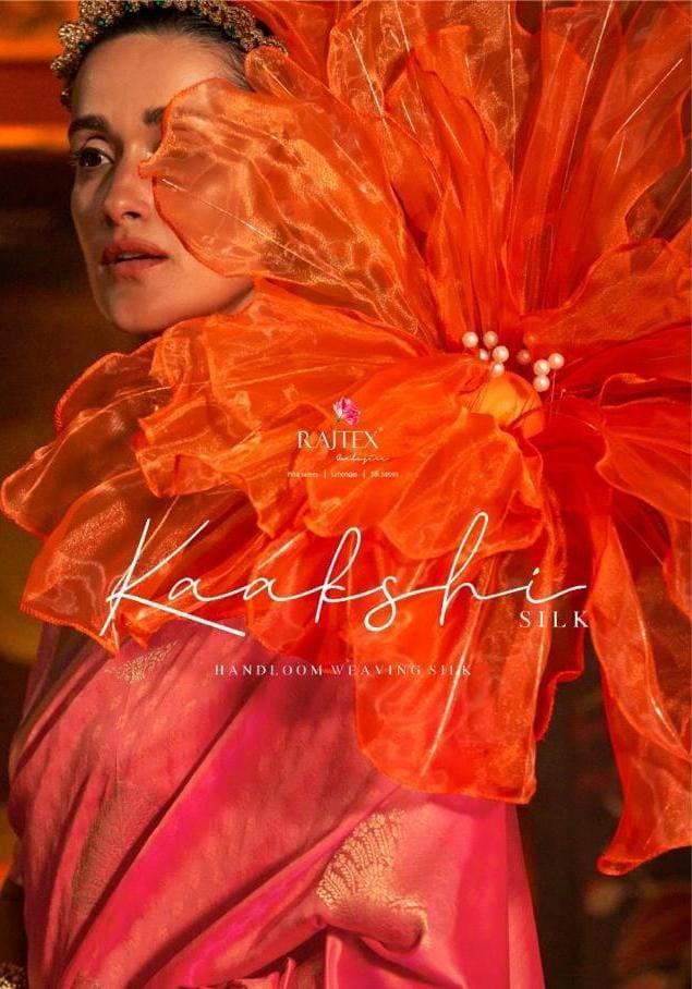 Kaakshi Silk By Raj Tex 390001 To 390006 Series Indian Traditional Wear Collection Beautiful Stylish Fancy Colorful Party Wear & Occasional Wear Handloom Silk Sarees At Wholesale Price