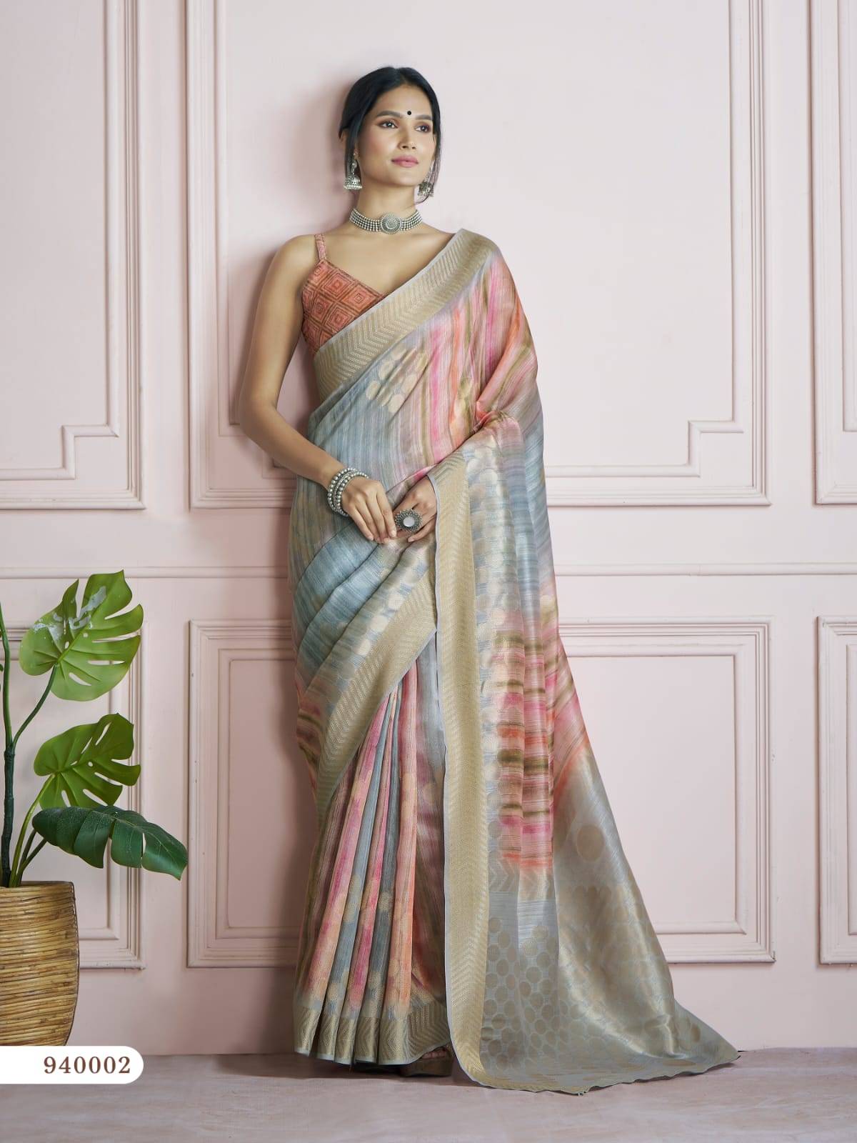 Kingfisher Silk By Rajpath 940001 To 940006 Series Indian Traditional Wear Collection Beautiful Stylish Fancy Colorful Party Wear & Occasional Wear Khadi Silk Sarees At Wholesale Price