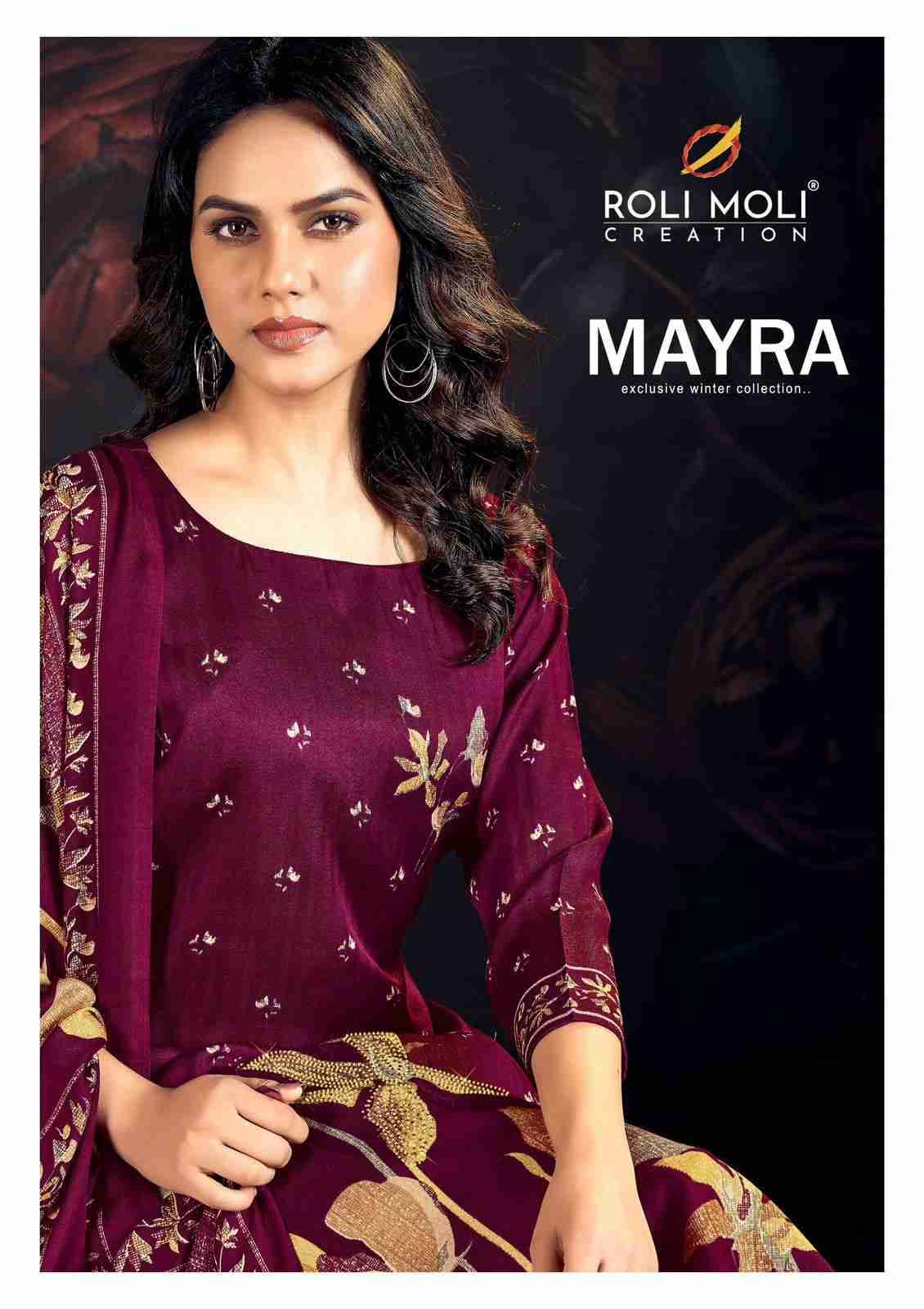 Mayra By Roli Moli 1001 To 1008 Series Beautiful Stylish Festive Suits Fancy Colorful Casual Wear & Ethnic Wear & Ready To Wear Pashmina Dresses At Wholesale Price