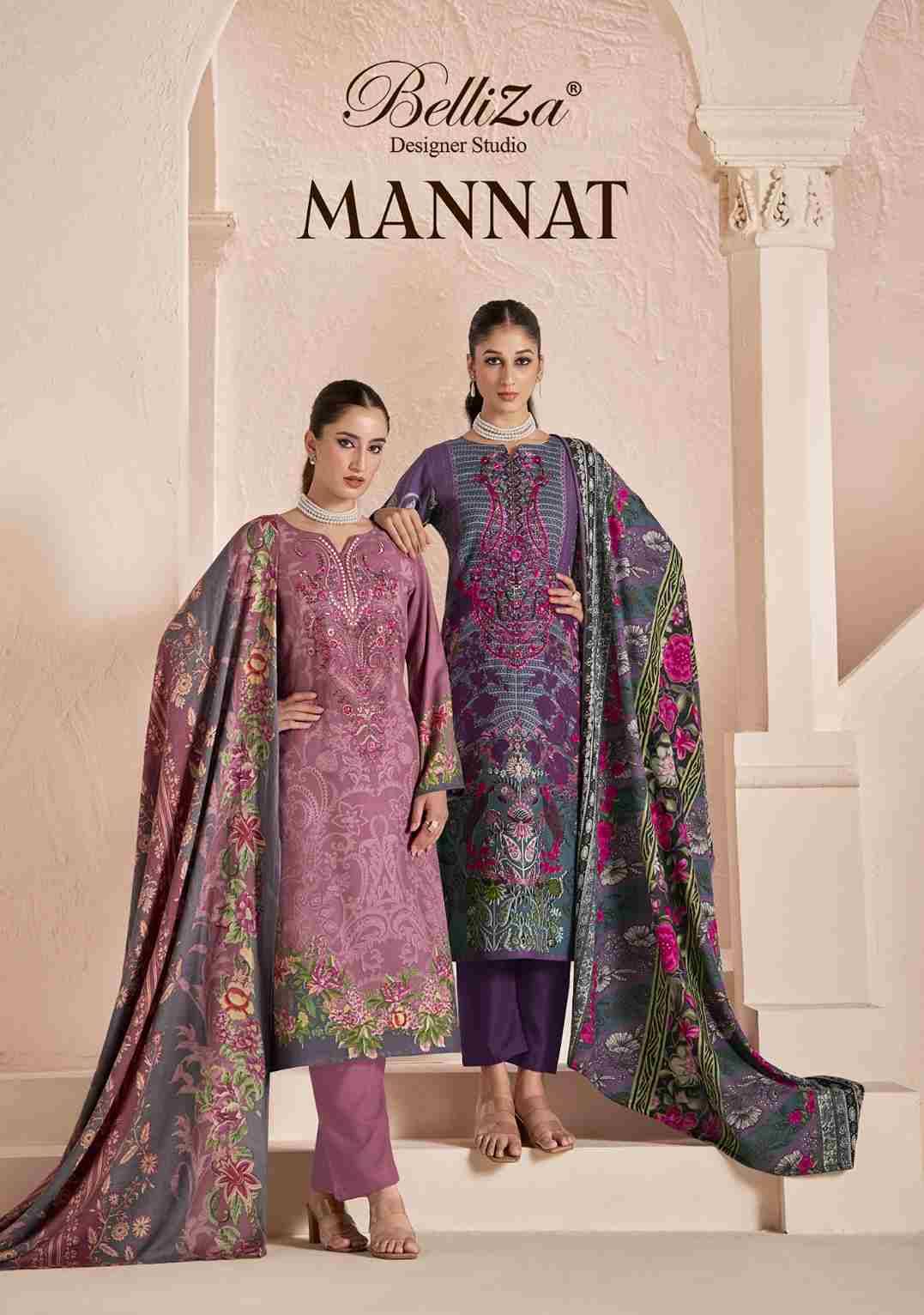 Mannat By Belliza 982-001 To 982-006 Series Beautiful Stylish Festive Suits Fancy Colorful Casual Wear & Ethnic Wear & Ready To Wear Pure Viscose Pashmina Jacquard Dresses At Wholesale Price