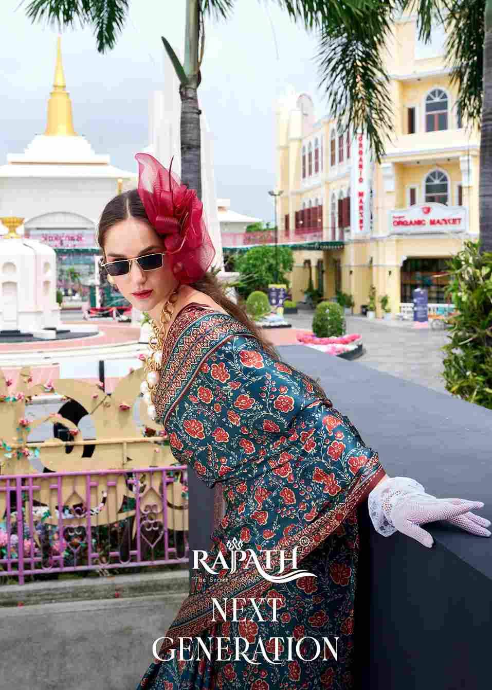 Next Generation By Rajpath 670036 To 670042 Series Indian Traditional Wear Collection Beautiful Stylish Fancy Colorful Party Wear & Occasional Wear Satin Silk Sarees At Wholesale Price