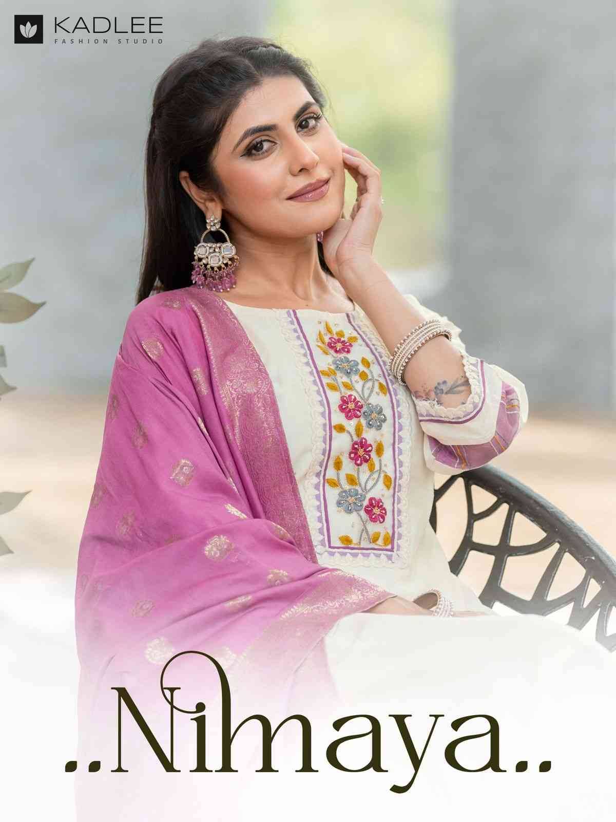 Nimaya By Kadlee 2001 To 2005 Series Beautiful Stylish Fancy Colorful Casual Wear & Ethnic Wear Collection Shimmer With Work Dresses At Wholesale Price