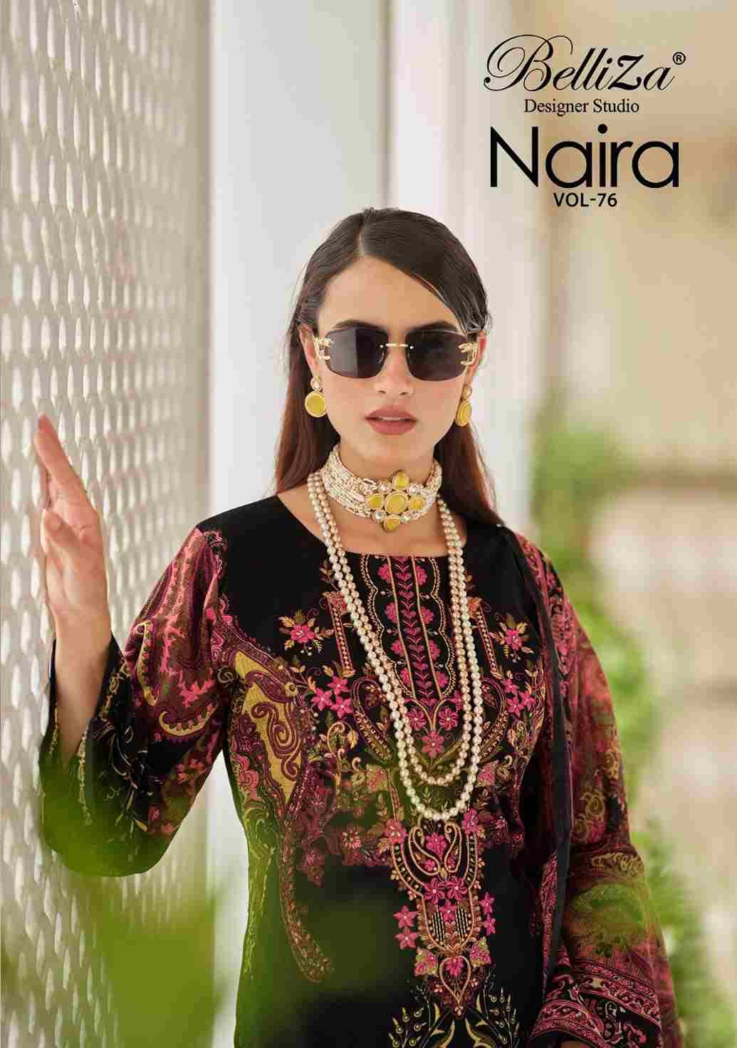 Naira Vol-76 By Belliza 978-001 To 978-008 Series Beautiful Festive Suits Stylish Fancy Colorful Casual Wear & Ethnic Wear Pure Cotton Print Dresses At Wholesale Price